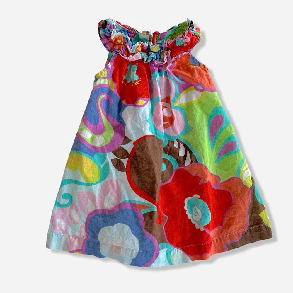 Old Navy Toddler Colorful Floral Sleeveless Dress - Picture 2 of 6
